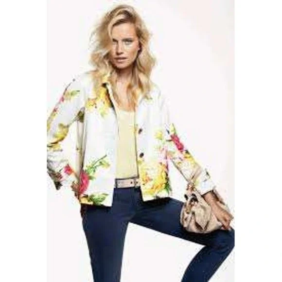Juicy Couture  - Floral Print Jacket, Spring 2012 Collection - Small Petite - Picture 2 of 10